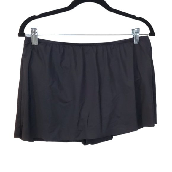 Other - NWT Swim Skirt Dreamsuit by Miracle Brands Black Control Fabric Swimsuit Bottoms